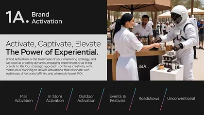 Brand activation page