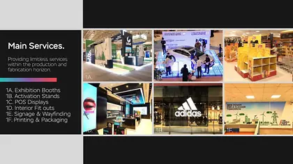 Main services page